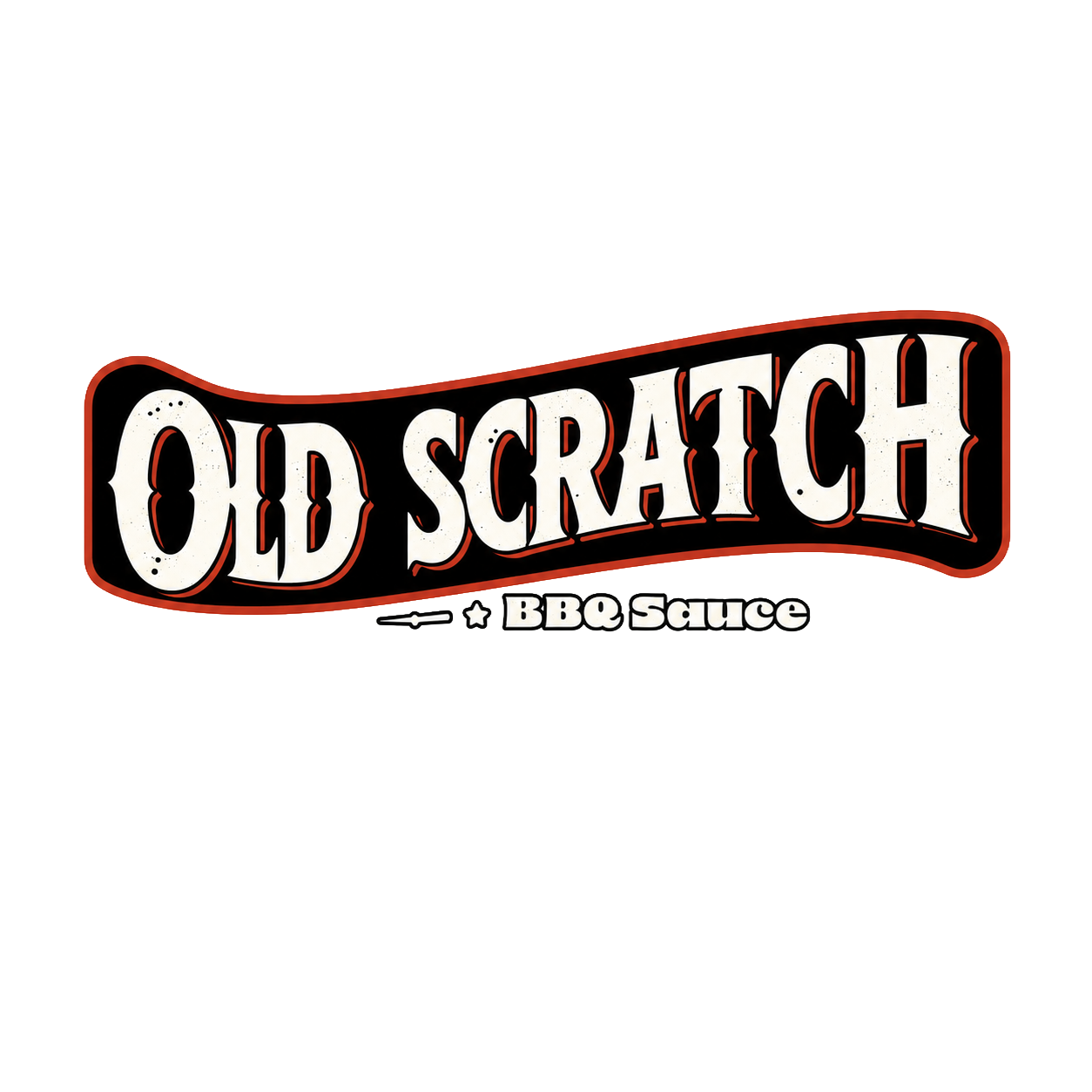 Old Scratch BBQ Logo Banner